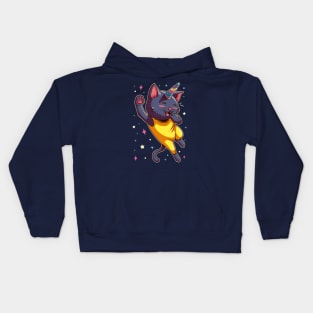 Meowgical Cat Unicorn v4 Kids Hoodie